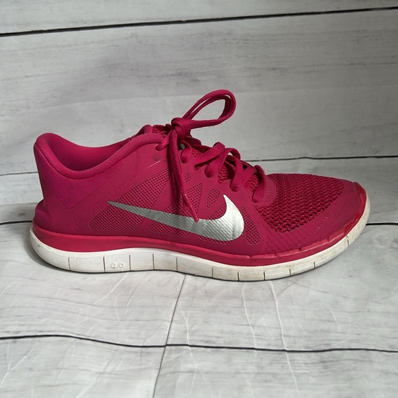 Women’s Nike Classic Free RN Training Running Shoes Size 7.5  Pink/Silve… - Picture 6 of 11